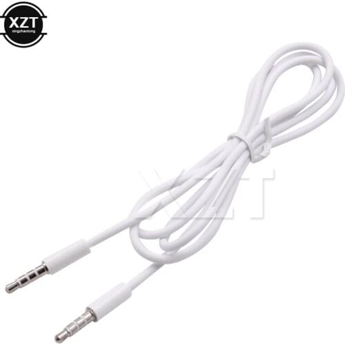 1M 3.5 mm Universal Male to Male Jack to Jack Audio Aux Cable for IOS Android Car Headphone Speaker
