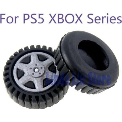 2pcs For PS5 Thumbstick Joystick Cover For Sony PS5 PS4 Xboxone Xbox Series Switch Pro Car Wheel Tyre Thumb Stick Grip Cap