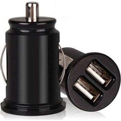 Mini Car Charger 2.4A 3.2A Dual USB Fast Charger Adapter for Mobile Phone Tablet Escondite Secreto Portable Car Accessories