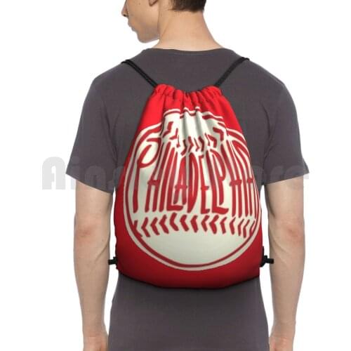 Baseball Backpack Drawstring Bag Riding Climbing Gym Bag Phuck Baseball Baseball Design Baseball Team Sport Sports Harper