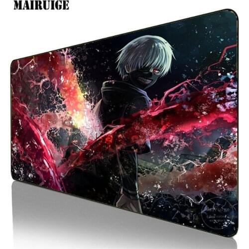 300X800MM XXL Lockedge Large Gaming Tokyo Ghoul Anime Mouse Pad Computer Gamer Keyboard Mouse Mat Desk Mousepad for PC Desk Pad