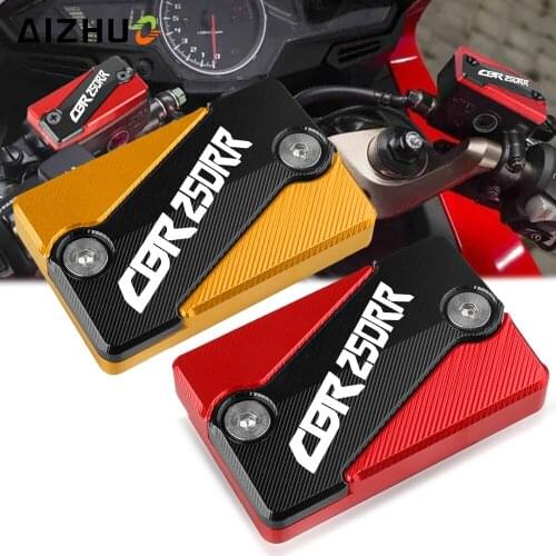CBR 250RR Motorcycle Front Brake Clutch Cylinder Fluid Reservoir Cover Cap FOR HONDA CBR250RR CBR 250RR CBR250 RR 2017 With LOGO