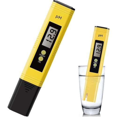 Digital LCD PH Meter Pen of Tester Aquarium Pool Water Wine Automatic Calibration Water Quality Purity Test Tool Accuracy 0.1