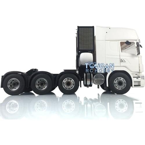 1/14 SCA LESU Metal 8*8 Chassis RC Tractor Truck Model Motor Hercules Cabin