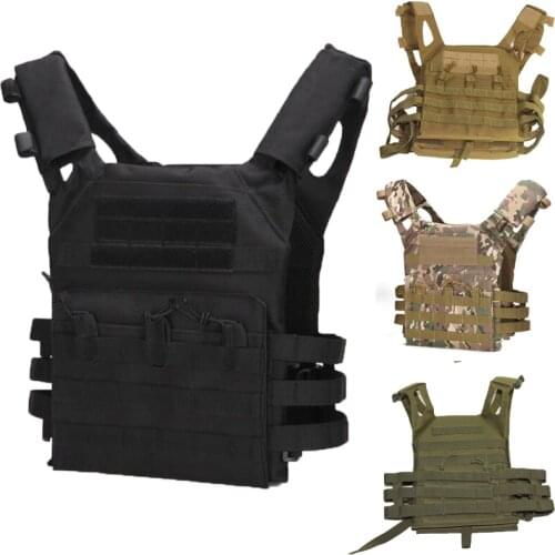 JPC Hunting Tactical Vest Military Molle Plate Carrier Magazine Airsoft Army Paintball CS Outdoor Protective Lightweight Vest