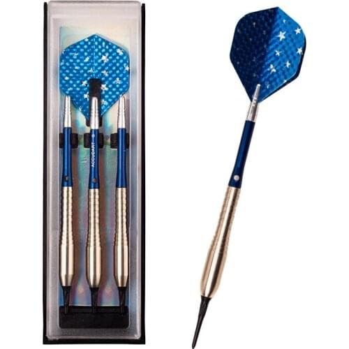 New High quality 18g steel, copper, aluminum shaft Soft tip darts toys 3 pcs/set/ CASE BOX, free shipping