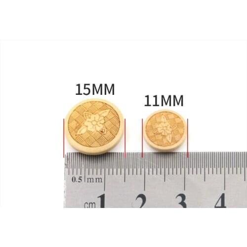 10pcs/lot Natural wooden buttons wooden buttons round retro shirt button childrens clothes baby sweater small buttons cardigan