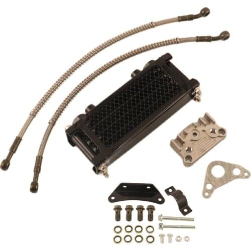 Motorcycle Oil Cooling Cooler Radiator Oil Cooler Set For 125 140cc Dirt Bike Monkey Bike DAX Pocket Bike ATV Motor