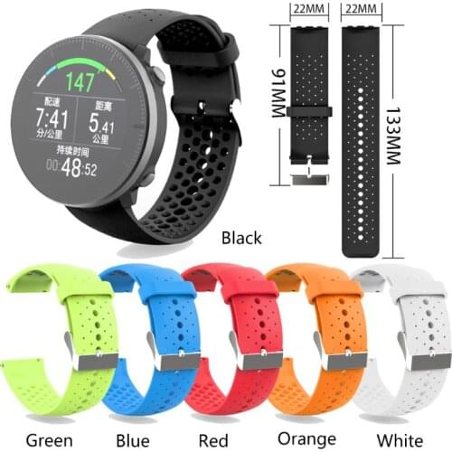 Unisex Soft Silicone Wrist Band Sports Watch Strap for POLAR Vantage M Smart Watch Bracelet Replacement Accessories