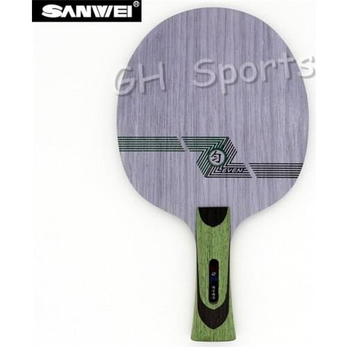 Sanwei GREEN EVEN (QY-1091, 11 Ply Even Wood, Control) Table Tennis Blade for 40+ Racket Ping Pong Bat
