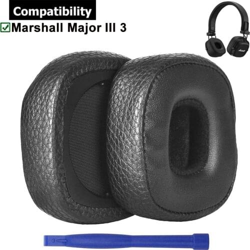 Earpads Replacement Ear Pads Cushion Muff Repair Parts For Marshall Major III 3 Wired Wireless Bluetooth On-Ear Voice Headphones