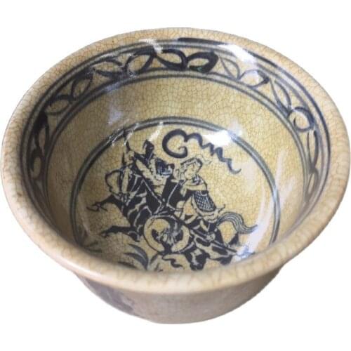 China Old Porcelain Blue And White Porcelain Bowl