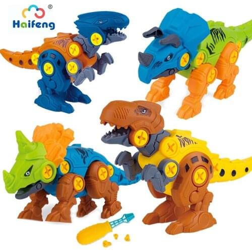 Dinosaur DIY for kids Assemble Set Take Apart Educational Toys Screw Nut Disassembly Building Engineering Play Kit Toy