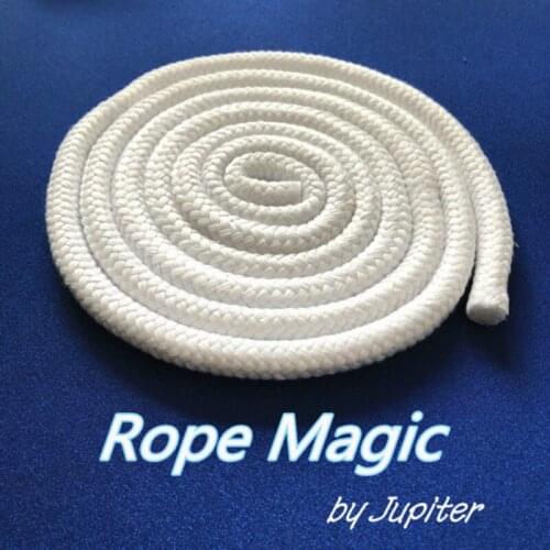 Rope Magic by Jupiter (With DVD) Stage Magic Tricks Gimmick Illusions Classic Rope Magic Props Professional Magician Toys Fun