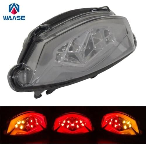 Waase For Suzuki GSX-S1000 GSX-S GSXS 1000 1000F 1000Z 2015-2020 E-Mark Rear Tail Light Brake Turn Signals Integrated LED Light