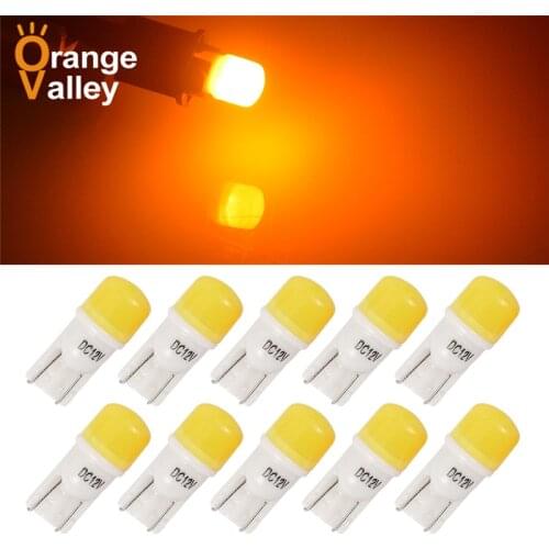 10PCS New Car styling T10 Ceramics 3 SMD 2016 Chips LED 194 168 501 License Plate Light Lamp Auto wedge Clearance Lamp 12V