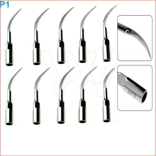 10Pcs Dental Perio Tips P1 For EMS Woodpecker Ultrasonic Scaler Handpiece