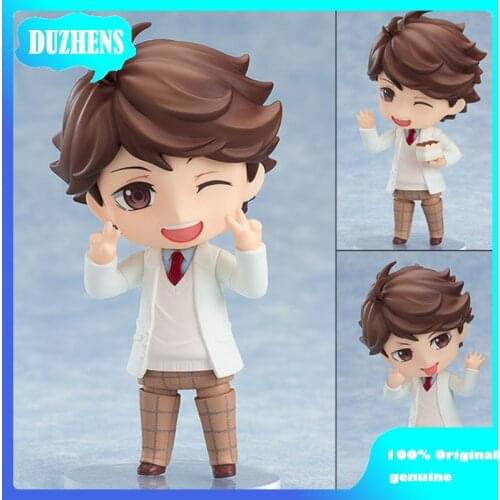 100% Original genuine Haikyuu!! Oikawa Tooru uniform Q version figma Action Figure Anime Figure Model Toys Figure Doll Gift