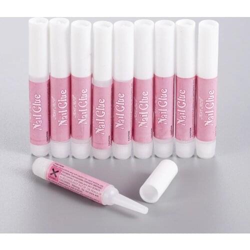 10 x 2g Mini Acrylic Glue Art Decorate Tips for All Kind False Nail gel nail polish elite canni canni Rhinestones user DL