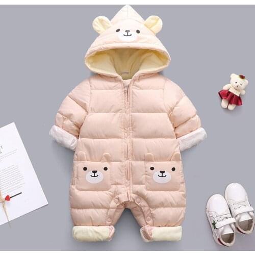 2021 New Newborn Romper Boy Girl Clothing Set Winter Kids BearJumpsuit for Babies Baby Snowsuit Baby Girl Clothes 0-18M