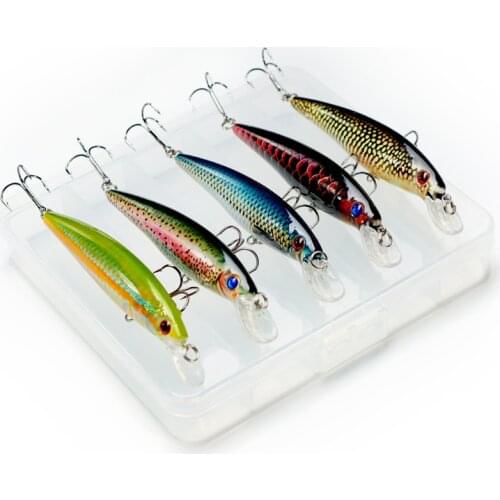 5pcs/set Wobblers Fishing Lure Minnow Pesca 11cm 13.4g Fishing Lures Japan Bait Floating Artificial Hard Bait Pesca Jerkbait Set