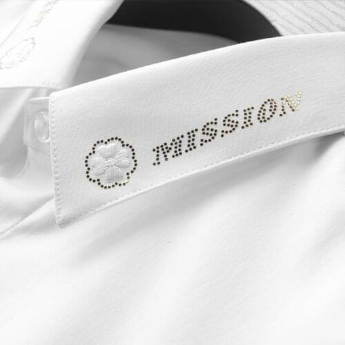 Brand Flower Embroidery Mens Shirt Letter Rhinestone Long Sleeve Casual Shirt Slim Business Social Formal Dress Men Clothing