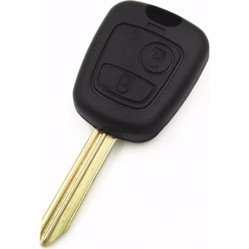 2 Buttons Car Cover With X Blade Replacement Key Case Blank Fob For Peugeot 301 206 306 406 408 508 Key Shell Remote Case
