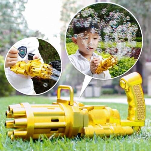 Bubble Gum Kids Toy Bath Toys Summer Outdoor Toys Bubble Making Machine for Kids Plastic Gun Boy Bubbles Toy Childrens day Gift