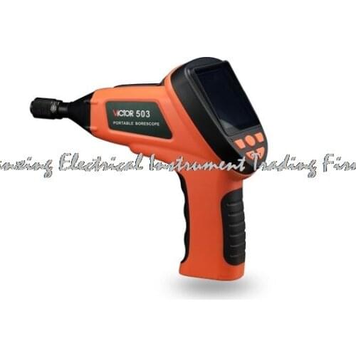 VICTOR 503 VC503 4 LEDs Industrial Video Inspection Endoscope 9.8mm Camera Borescope 1M Tube length