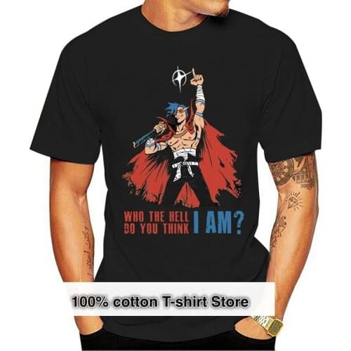 Gurren Lagann Kamina T Shirt Team Leader Thymilph Viral Japanese Anime Funny Manga Tshirts Boy New Tee Shirt Cotton Comic