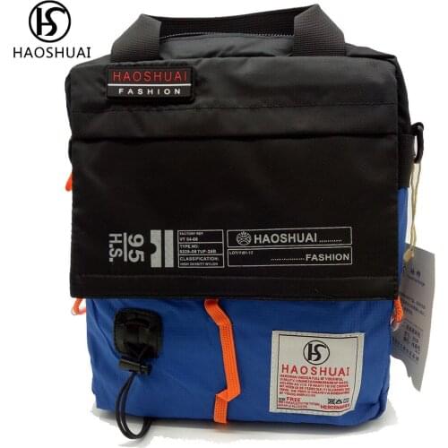 HAOSHUAI Men's Textile Bags