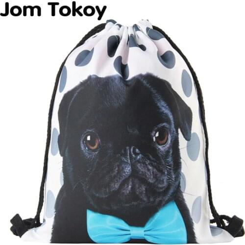 Classic Fashion Animal Figure Girl Backpack Printing Women Travel Mochila Backpack Mens Bags Drawstring Bag