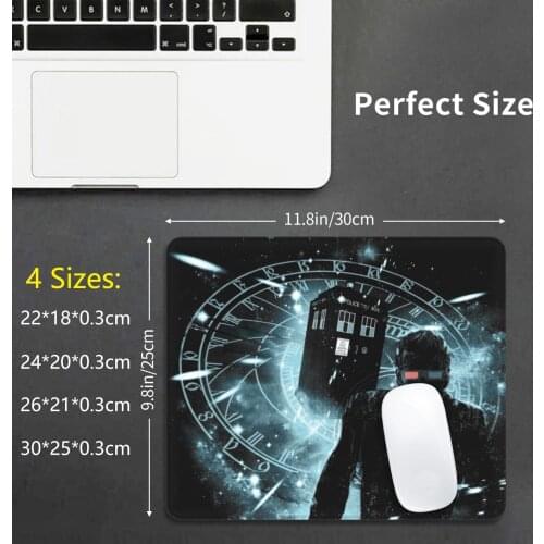 Gallifreys Run Mouse Pad DIY Print Cushion Dr Who Tardis Whovian Tv Show Time Lord Daleks David Tennant