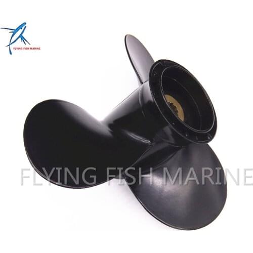 9 1/4x9 Boat Engine Aluminum Alloy Propeller for Suzuki 9.9HP 15HP Outboard Motors 9 1/4 x 9