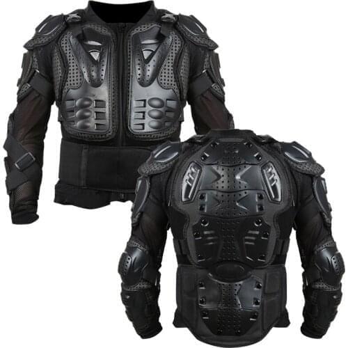 Full Body Motorcycle Jacket Racing Armor Protector ATV Motocross Body Protection Jacket Clothing Protective Gear Mask Gift