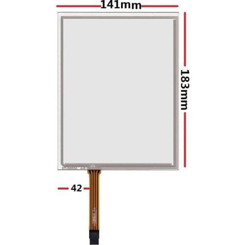 New 8-inch four-wire standard screen 183*141mm for touch display ticket machine industrial equipment with EJ080NA-05B A