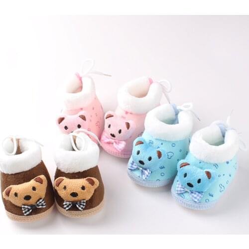 Autumn And Winter New Style Baby Shoes Kids Shoes Mens And Womens Baby Padded Cute Candy-Colored
