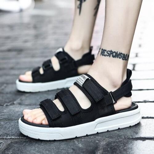 2021 New Summer Sandals Men Outdoor Casual Shoes Non-Slip Breathable Beach Sandals Two Ways Wearing Shoes Sandalias Hombre