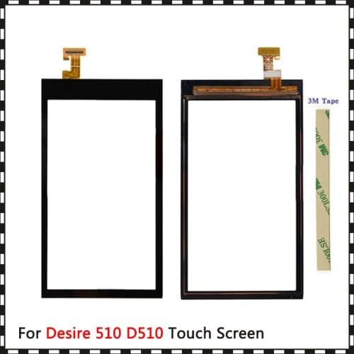 Replacement High Quality 4.7" For HTC Desire 510 D510 Touch Screen Digitizer Sensor Outer Glass Lens Panel