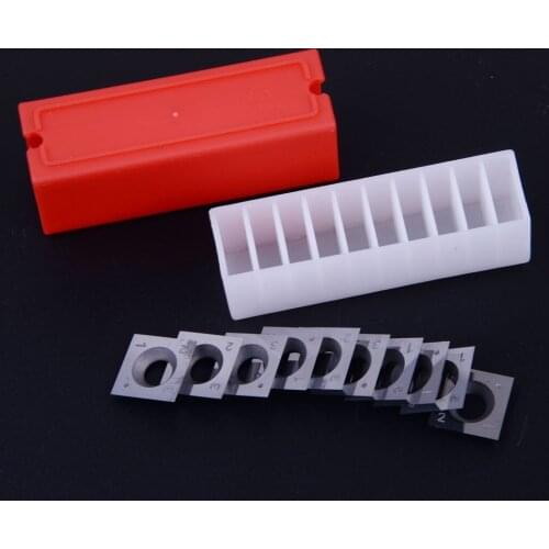 10pcs 6" Radius Square Carbide Inserts 4-Edge 15 x 15 x 2.5mm For Wood Turning Tools