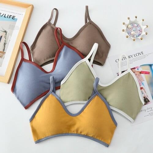 Comfortable Women Sport Bra Solid Underwear Bra Top Sexy Bralette Wirefree Seamless Lingerie Fitness Brassiere Sport Push Up