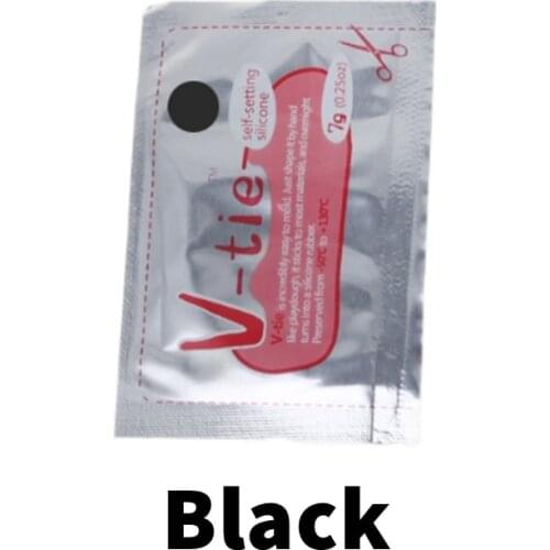 1pce Black Formugru liquid silicone V-tie and Heat-seal fix DIY Universal Digital Outdoor Tools for repair glue sugru