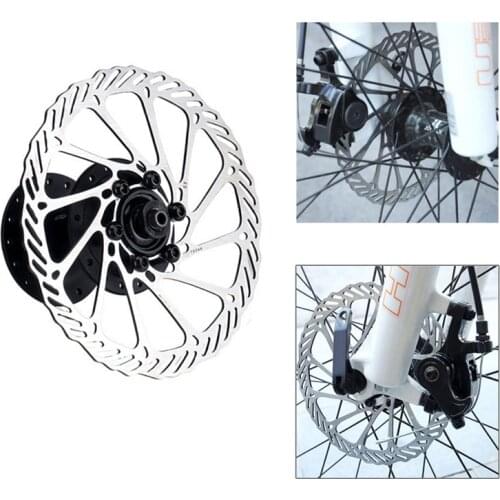 2020 New Stainless Steel Brake Disc Wheel Rim Box Metal Hex Adapter Bicycle Brake Disc Rotor MTB Bike Floating Disk Cable Parts