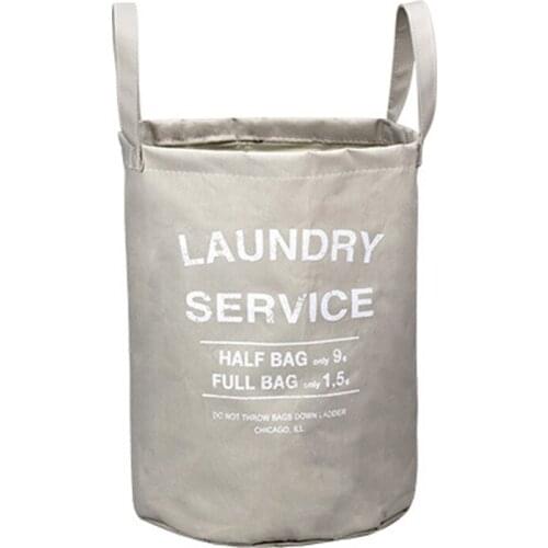 5PCS / LOT Waterproof Dirty Clothes Laundry Drawstring Bag Hot Sale Cotton Laundry Hamper Storgae Basket