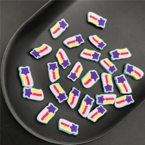 50g Rainbow Polymer Clay Slices Sprinkles for Kids Diy,Craft/Nail Art/Scrapbook Decoration,Filler Polymer Clay Embellishments