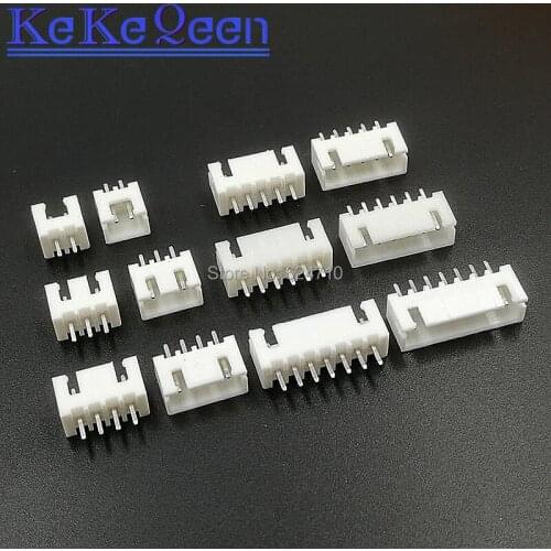50Pcs/Lot XH-2.54 2Pin 3P 4P 5P 6P 7P 8P 9P 10P 11P 12P 13P 14P 15P 16P 2.54MM Feet Pitch Connector Male Insert Straight needle