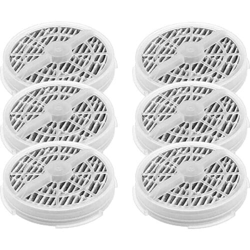 6 Pack HEPA Filter Replacement For RIGOGLIOSO GL2103 JINPUS GL-2103 And LTLKY 900S Air Purifier Activated Carbon Filter