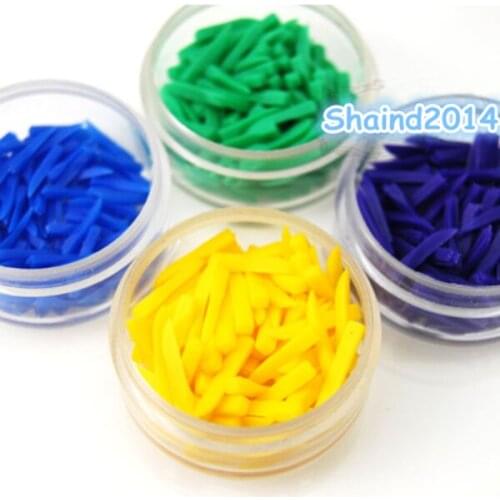 800pcs/set Dental Disposable Wedges Plastic 4 Colors