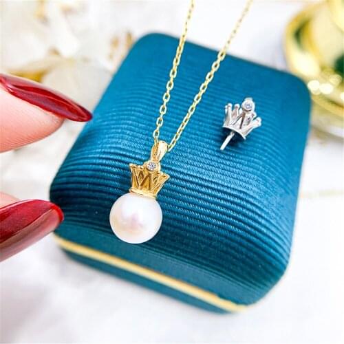 925 Silver Half Hole Eye Pins Beads End Caps Top Drilled Pendant Bails Connector For DIY Jewelry Accessories No Pearl No Chain