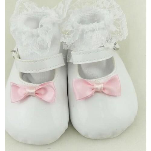 Hot Reborn Baby Doll Accessories Shoes Fashion Shoes And Socks Suitable For Girls 22 Inch 55cm Dolls Children Gift Accessories